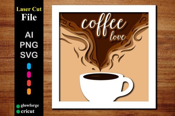 3d Coffee Multilayer Panel for Laser Cut: A Creative Solution for Designers and Enthusiasts