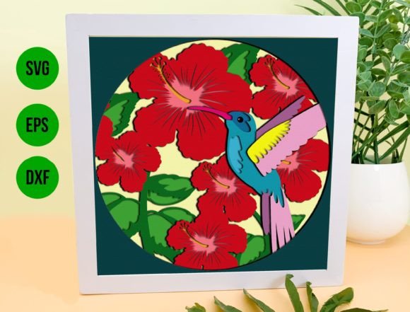 3d Hummingbird Shadow Box SVG: A Versatile Design for Creative Projects