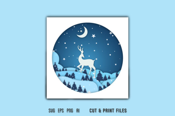 3d Layered Christmas SVG: A Versatile Digital Asset for All Your Creative Needs