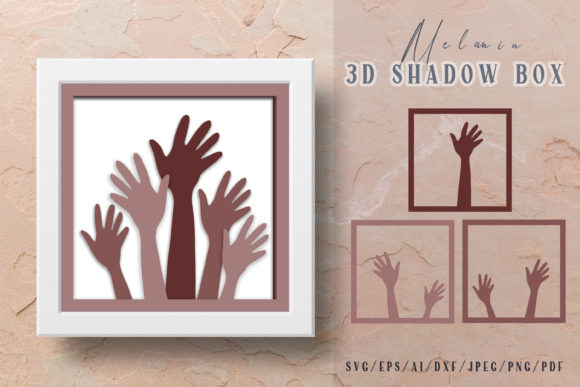 Black Lives Matter 3D Shadow Box SVG: A Creative Expression of Unity and Awareness