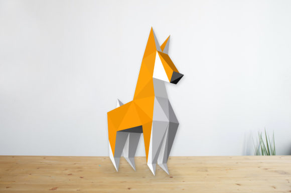 DIY 3D Origami Dog - 3D Papercraft