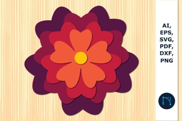 Laser Paper Cut Layer Flower 3D: A Creative and Practical Solution for Artisans and Designers