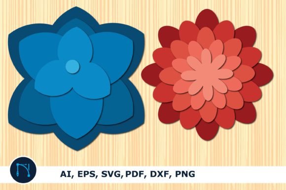 Laser Paper Cut Layer Flower 3D SVG: A Creative Tool for All Kinds of Projects