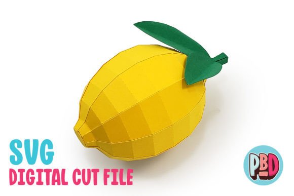 Lemon 3D Papercraft: A Creative and Practical Design for Any Occasion