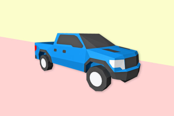 Pickup Truck Favor - 3d Papercraft