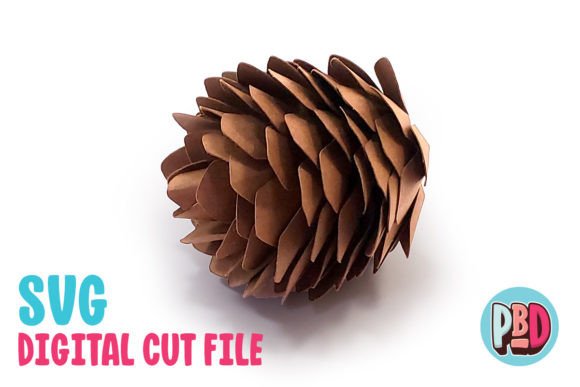 Pinecone 3D Papercraft: A Creative Solution for Holiday and Nature Decor