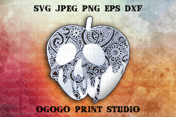 Poison Apple Svg - 3D Mandala SVG for Creative Crafters